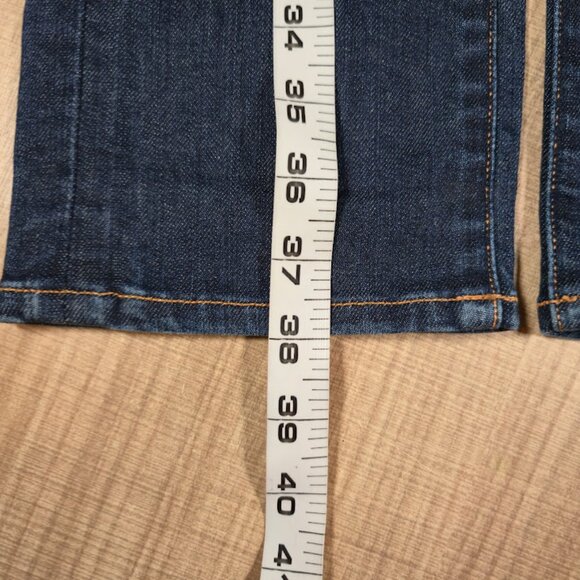 Lucky Brand Jeans Women Size 0 Blue Denim Charlie Straight Ankle Casual Classic - Picture 9 of 13